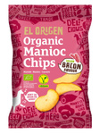 Vegane glutenfreie Maniokchips mit Speckgeschmack bio 60g - El Origen