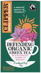 Grüner Tee mit Schwarzer Johannisbeere, Acerola und Matcha "Immunität" Fair Trade Bio (20 x 2 g) 40 g - Clipper