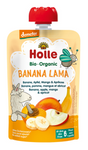 Holle Demeter Bio Quetschbeutel Banane - Apfel - Mango - Aprikose, ohne Zuckerzusatz, ab dem 6. Monat, 100 g
